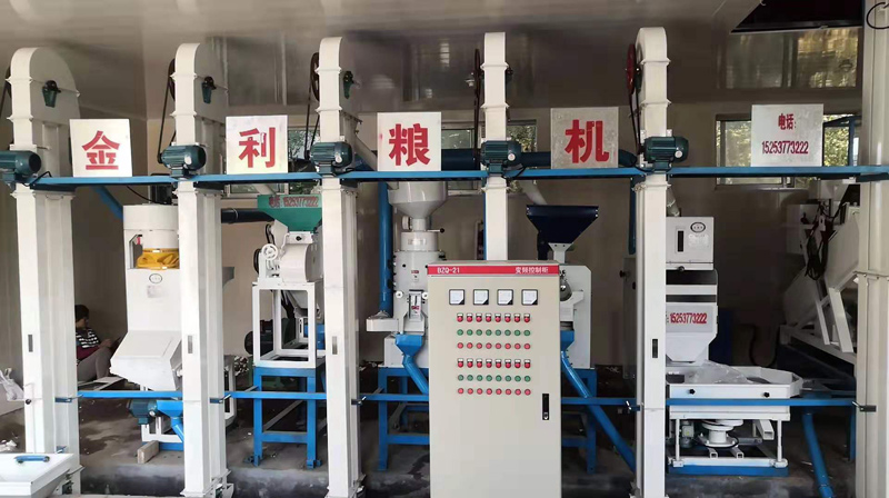 山東濟南長清雙泉鎮(zhèn)NZJ 10噸小米成套加工設備安裝調(diào)試完畢